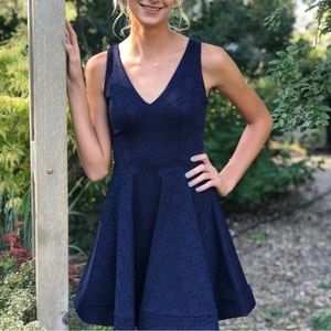 Navy blue Dillard’s formal dress